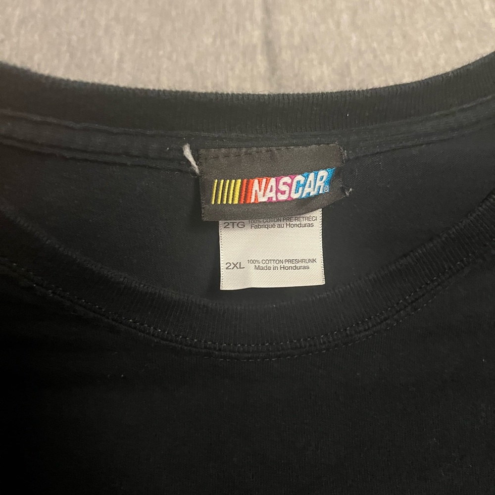 Nascar Black Tee with Gold Graphic - Picture 2 of 3